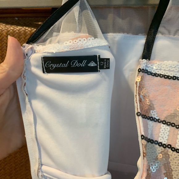 EUC girls sequin dress with sash - Picture 6 of 8